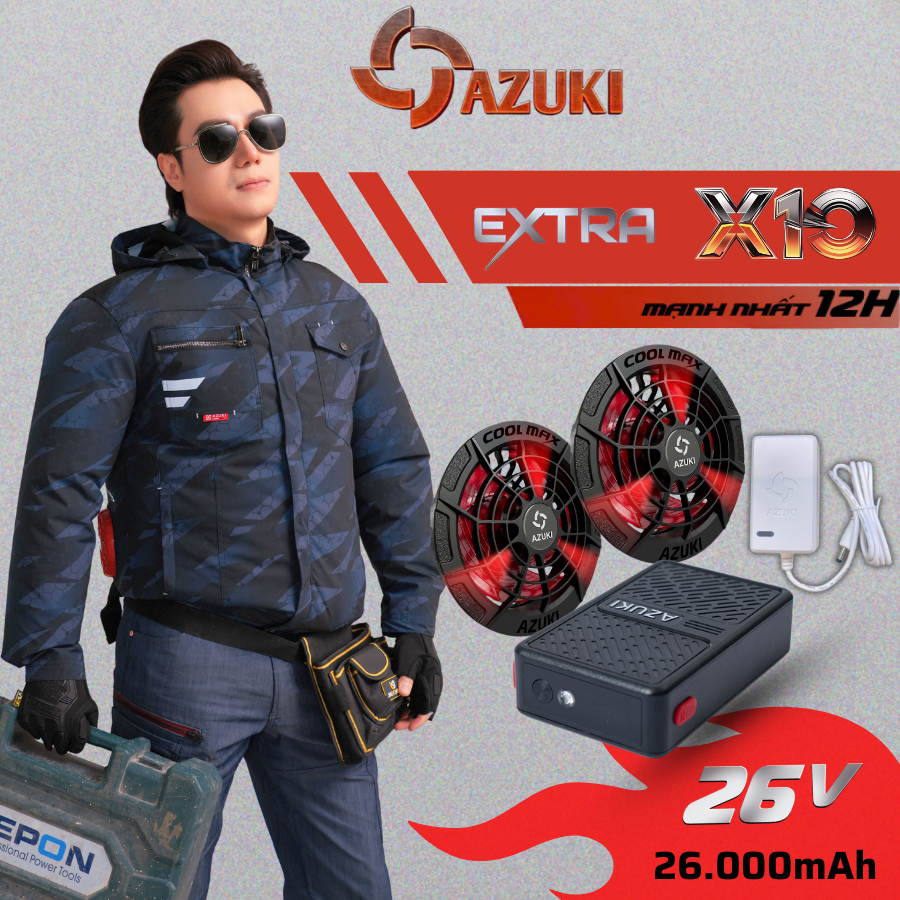 áo điều hoà azuki extra x10