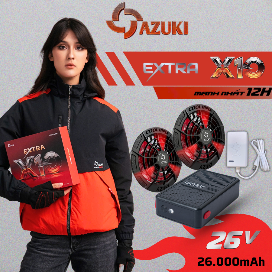 áo điều hoà azuki phối màu