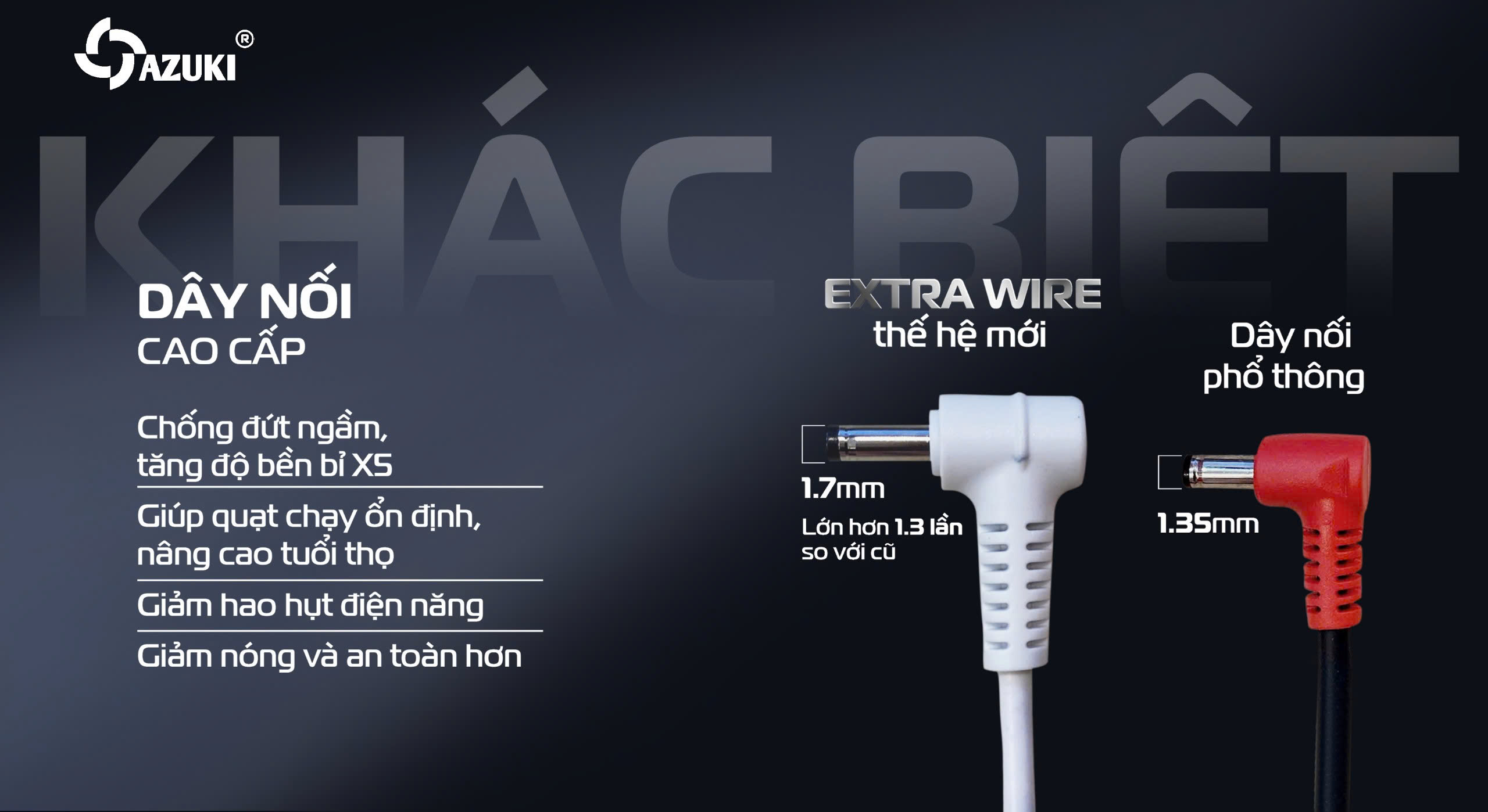 dây nối azuki extra x10 