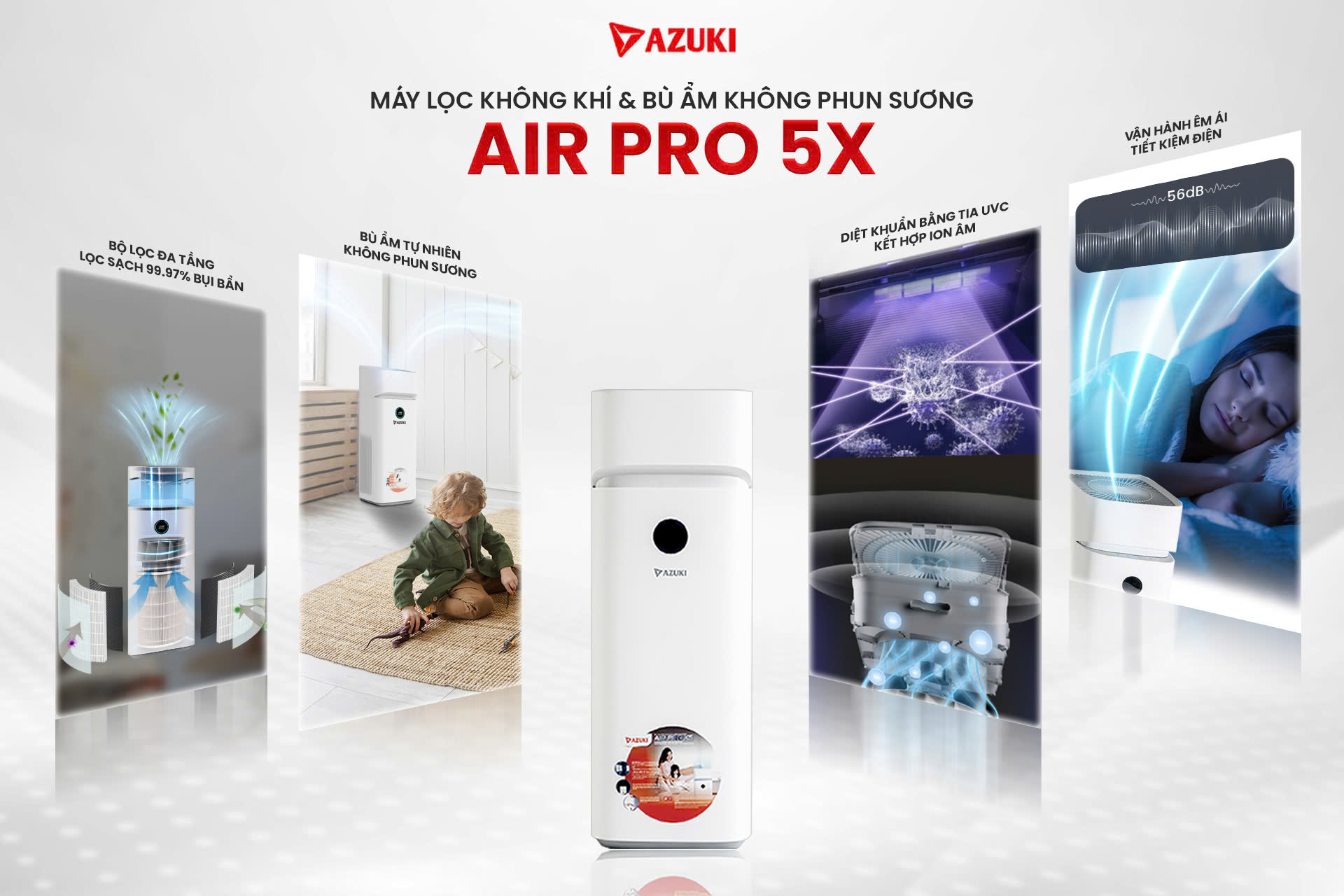 máy lọc không khí Azuki Air Pro X5